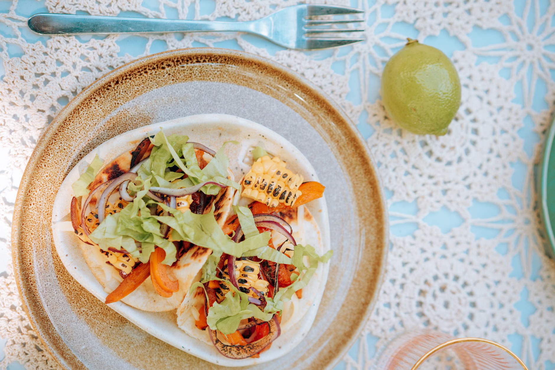 grilled corn tacos