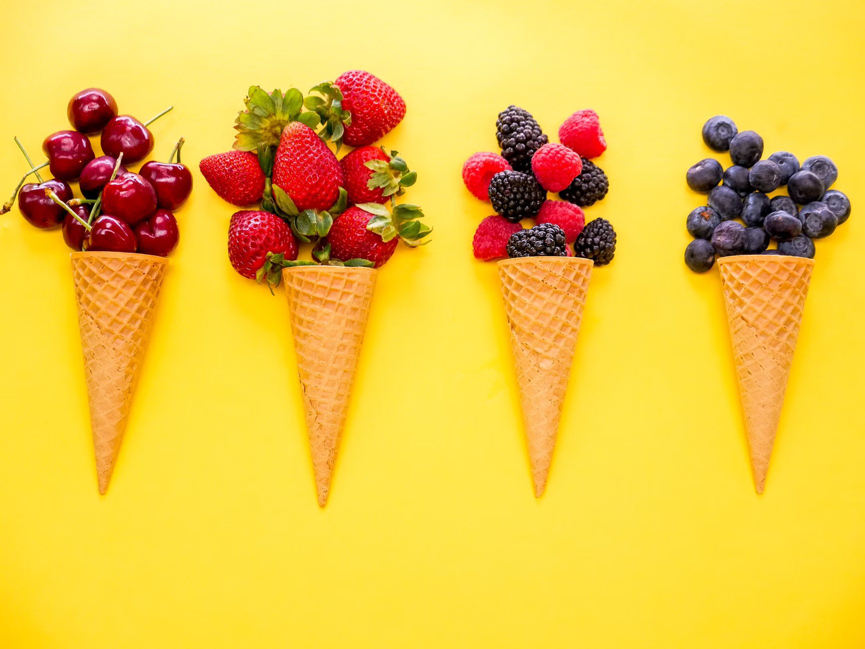 seasonal fruit ice cream
