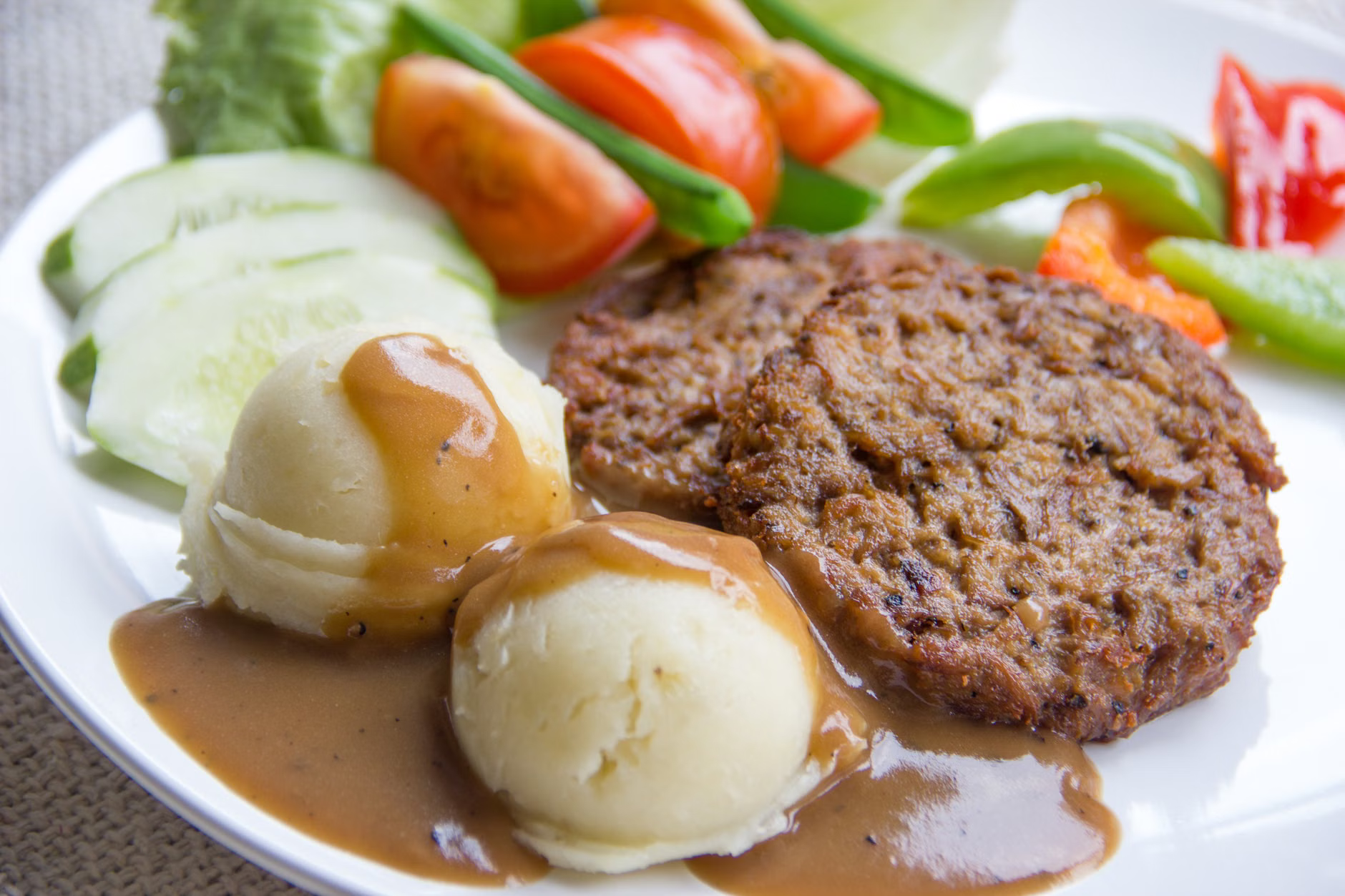 plant-based burger patty