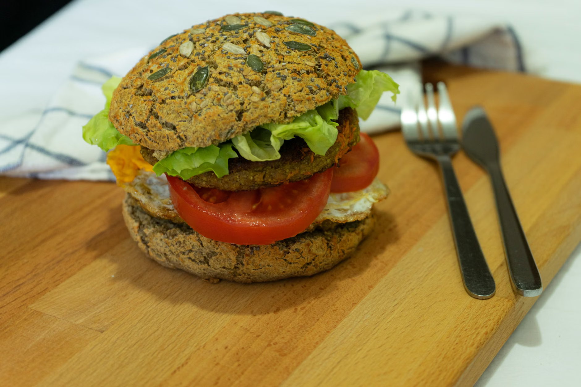 plant-based burger patty