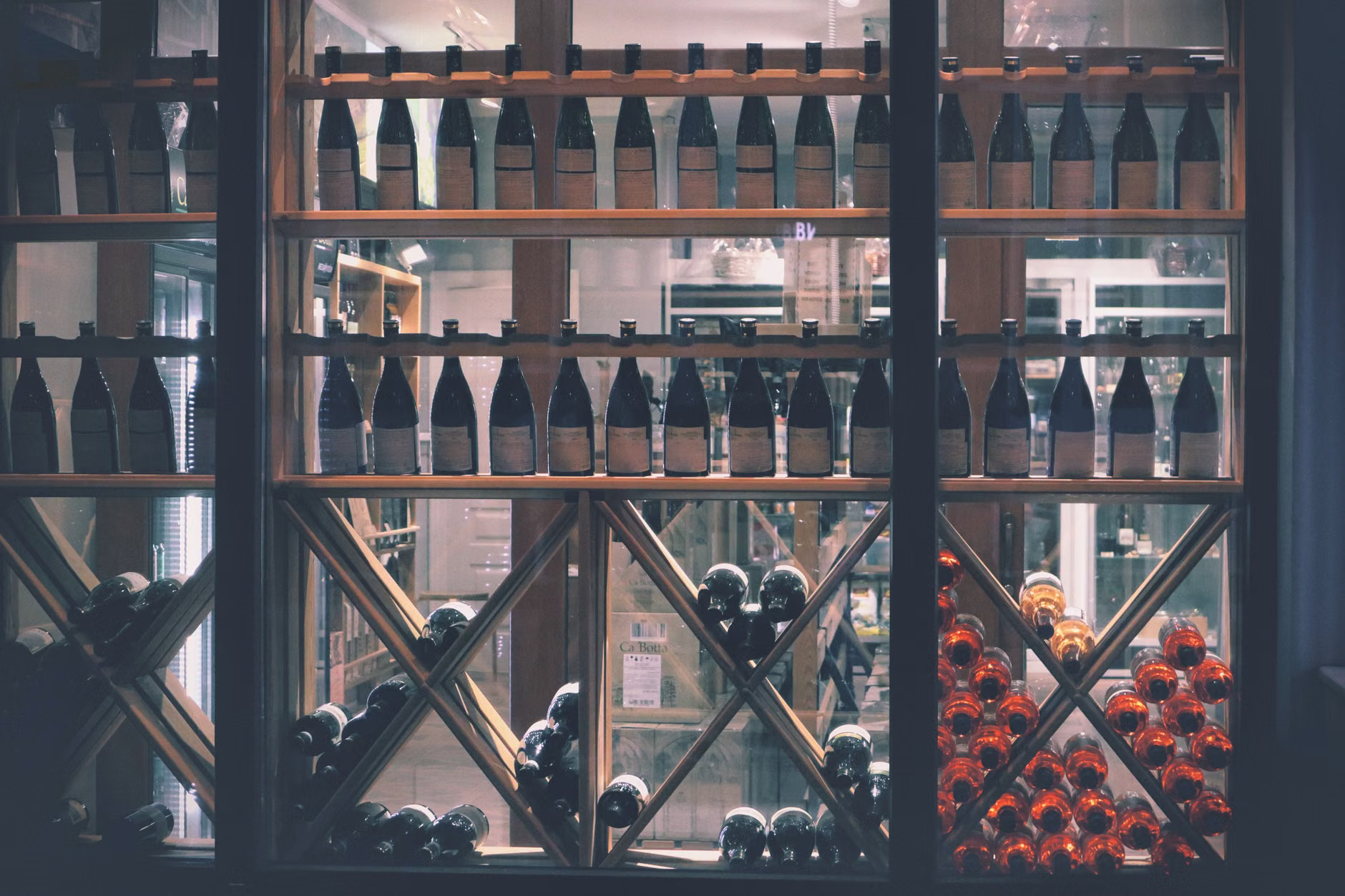 natural wine bottles