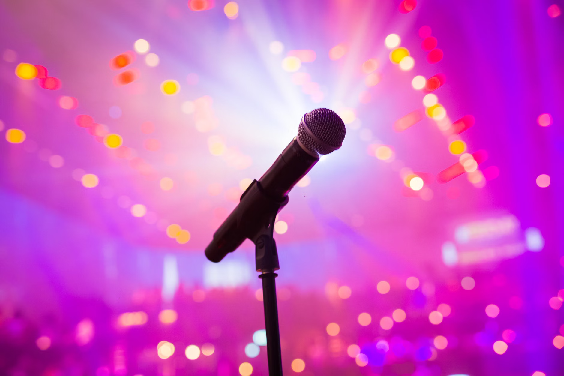 karaoke stage microphone