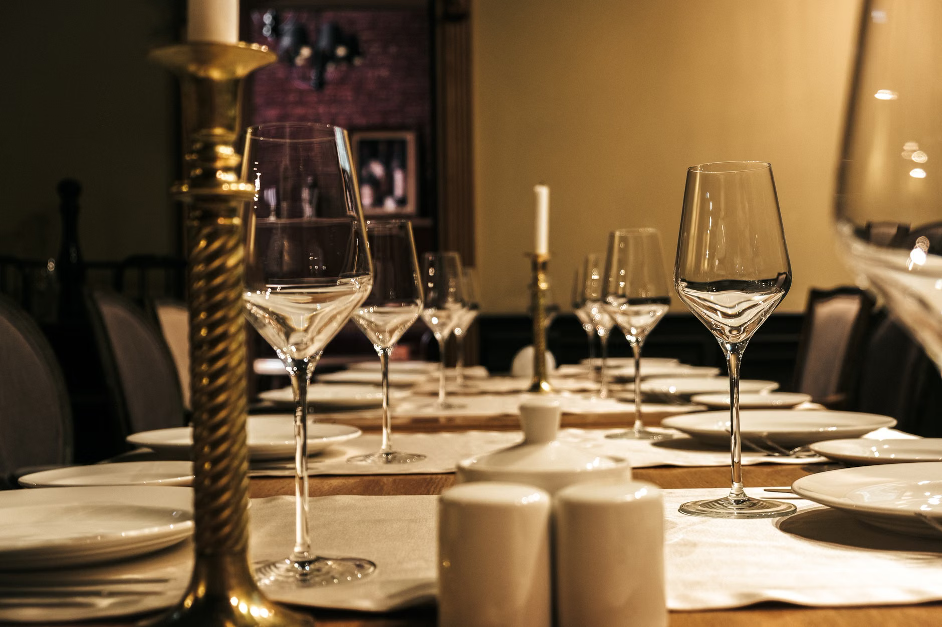 classic romantic restaurant interior