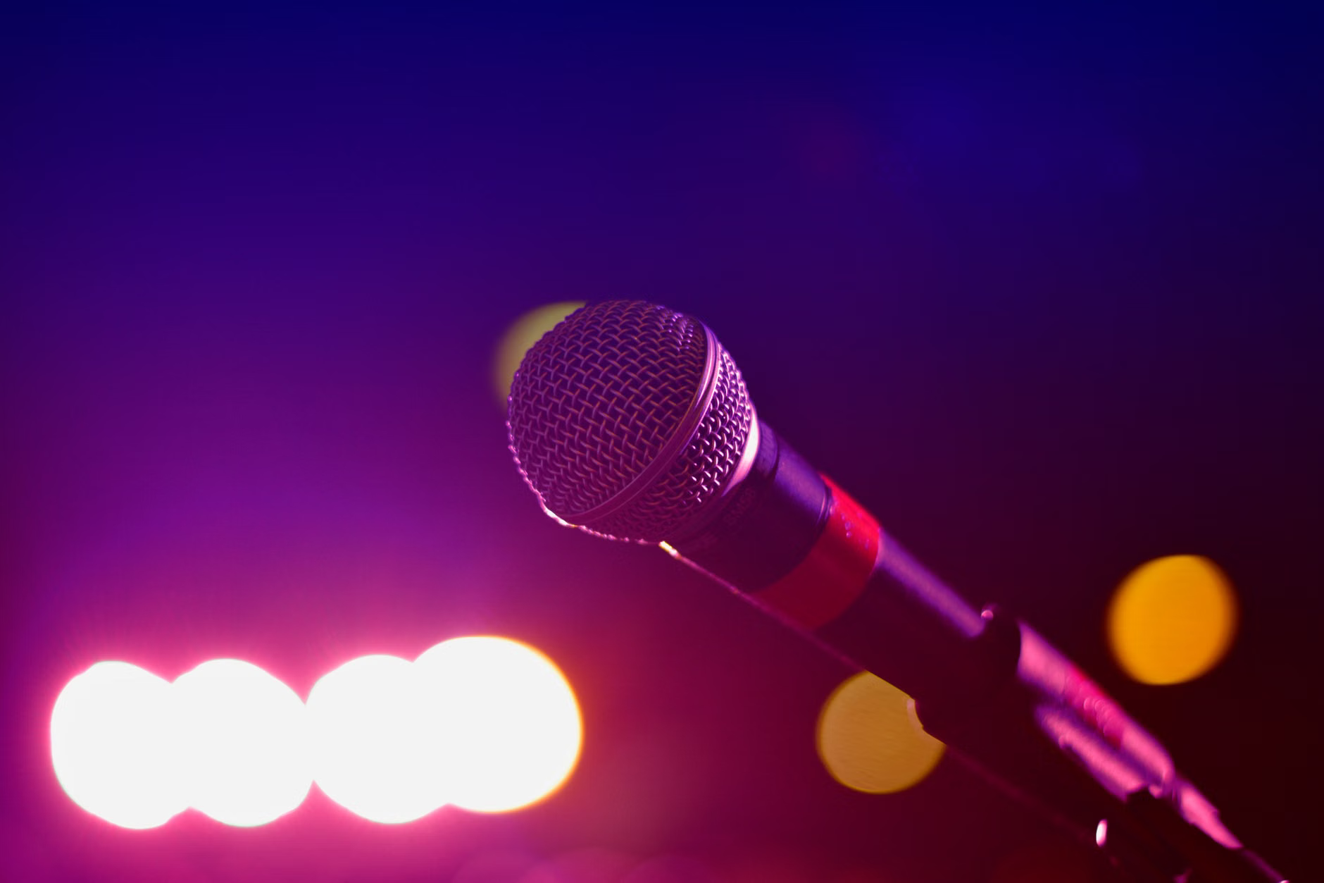karaoke stage microphone