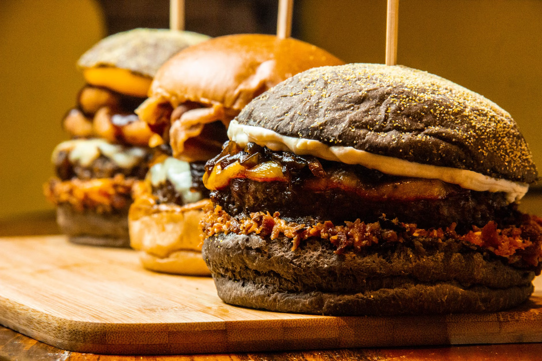 gourmet burger fancy restaurant