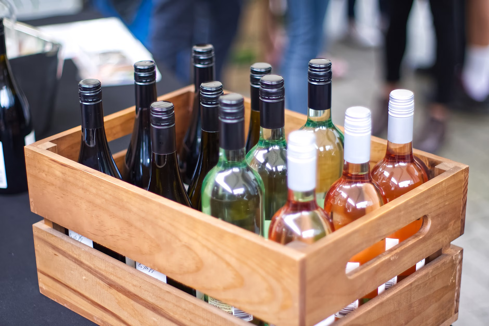 natural wine bottles