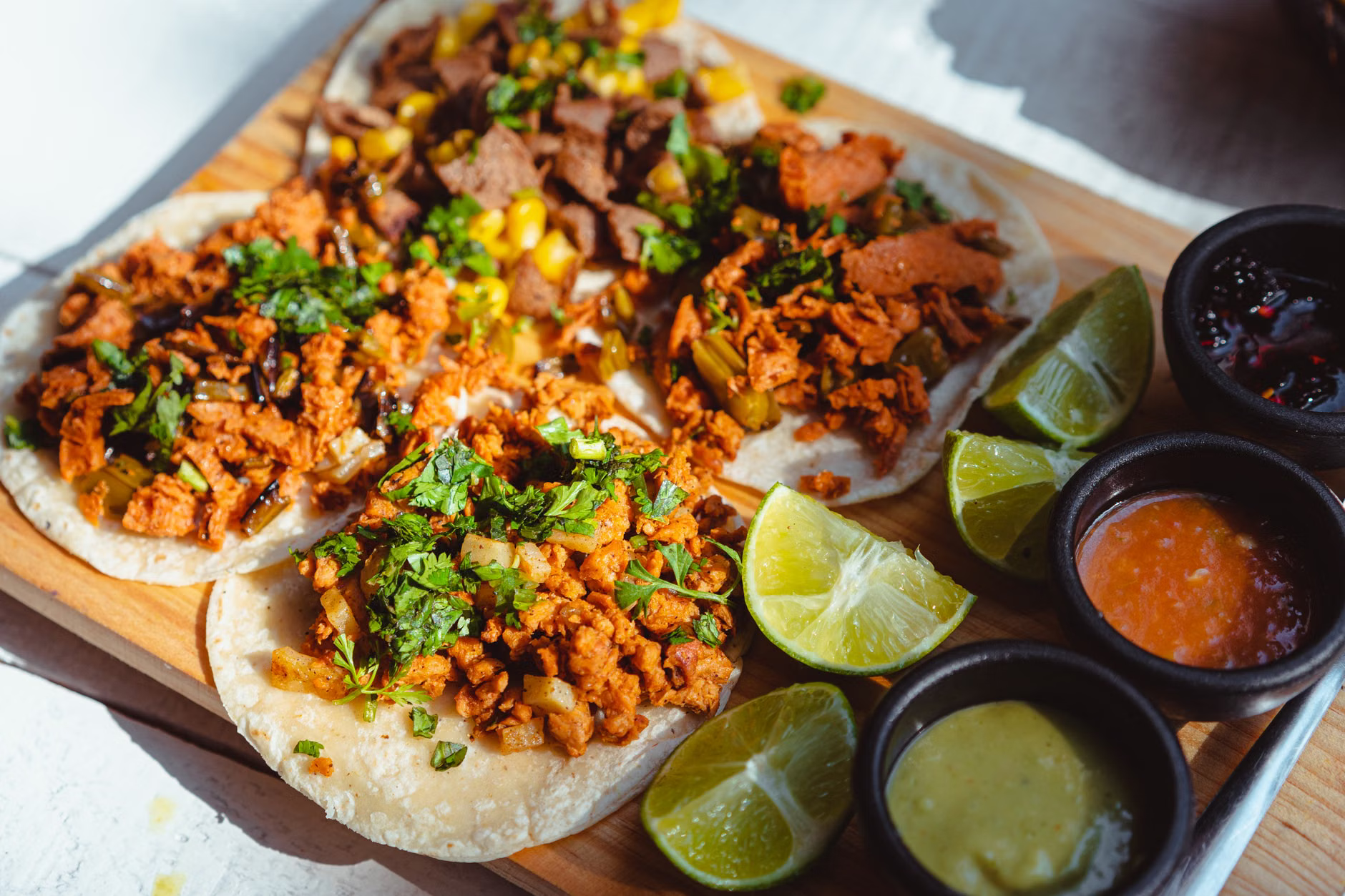 grilled corn tacos